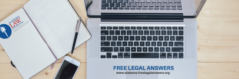Laptop computer open to Free Legal Answers website